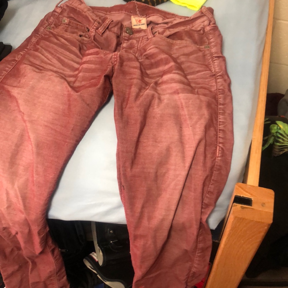 corduroy red trues